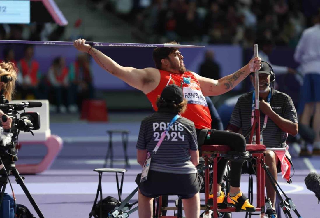 Se baña Edgar Fuentes de plata en París 2024