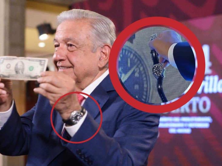 ¿Es de lujo? Te decimos cuánto cuesta el reloj que usó AMLO durante su sexenio