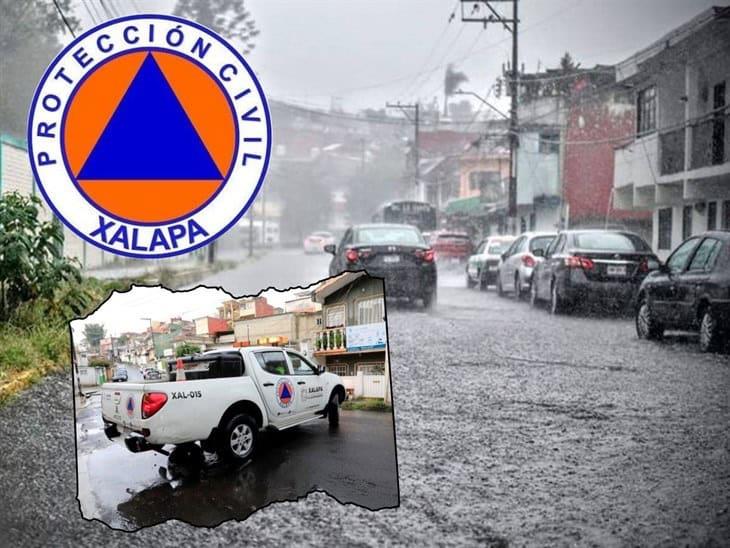 En Xalapa, Protección Civil en guardia permanente ante lluvias