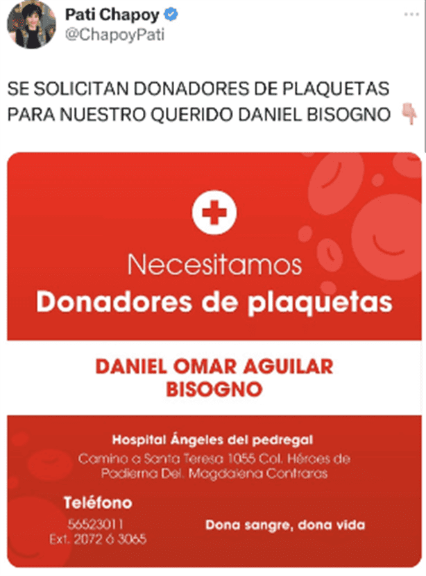 Daniel Bisogno: Este es el estado de salud hoy 6 de septiembre  tras recibir trasplante de hígado