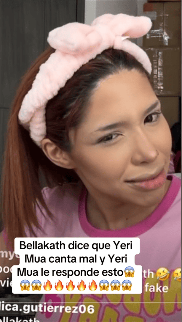 No necesitamos mucha voz pa eso: Yeri MUA le responde a Bellakath