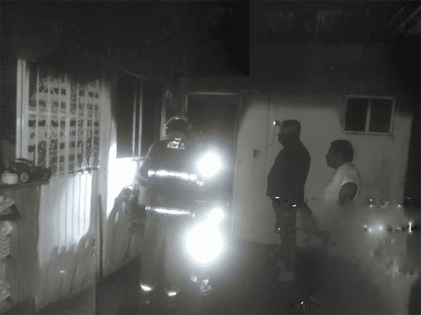 Incendio en vivienda de Tierra Blanca moviliza a equipos de emergencia: No hubo lesionados