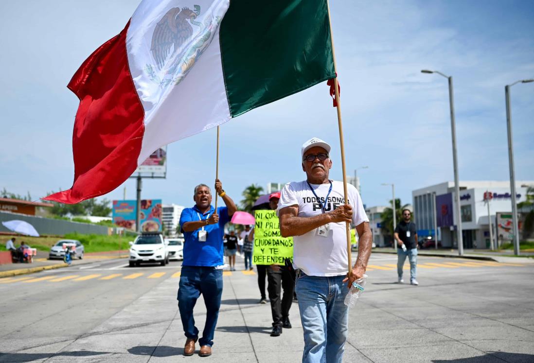 Trabajadores del Poder Judicial en Veracruz anuncian nueva marcha contra Reforma Judicial