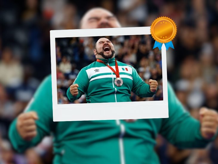 El mexicano Jesús Castillo gana medalla de bronce en para powerlifting en los Juegos Paralímpicos 2024