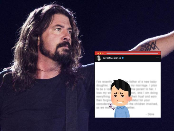 Hizo una confesión; Dave Grohl volvió a ser padre, pero fuera del matrimonio