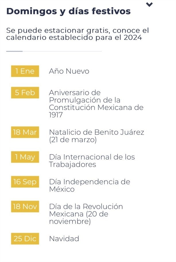 ¿Habrá parquímetros este 14, 15 y 16 de septiembre en Veracruz?