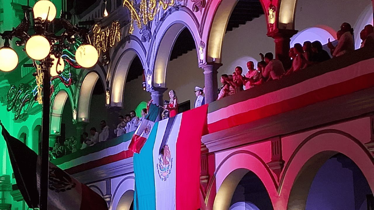 Así celebró Veracruz el Grito de Independencia