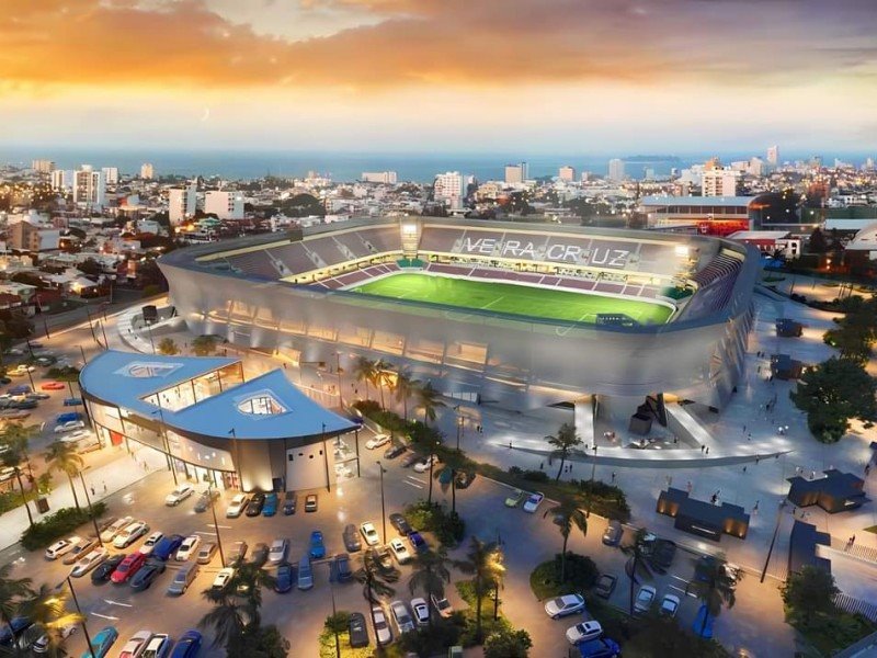 Estadio Luis Pirata Fuente con un 51% de avance en su reconstrucción