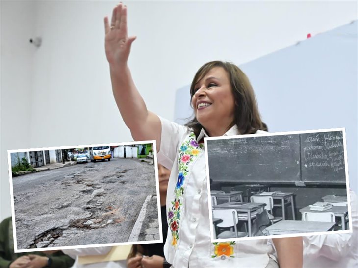 Rocío Nahle: Educación y carreteras son la prioridad a atender en Veracruz