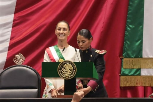 La lucha feminista, presente en su discurso de toma de protesta; Claudia presidenta